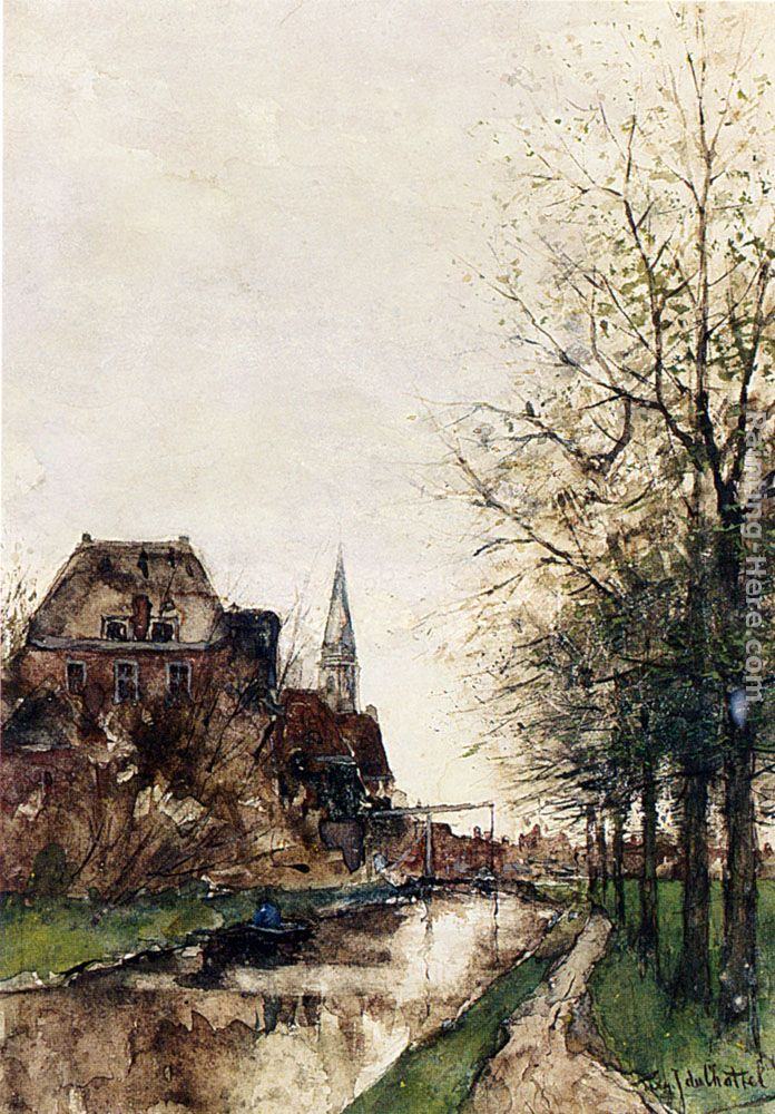 Fredericus Jacobus Van Rossum Chattel Canvas Paintings